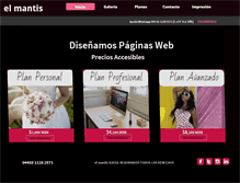 Tablet Screenshot of elmantis.com
